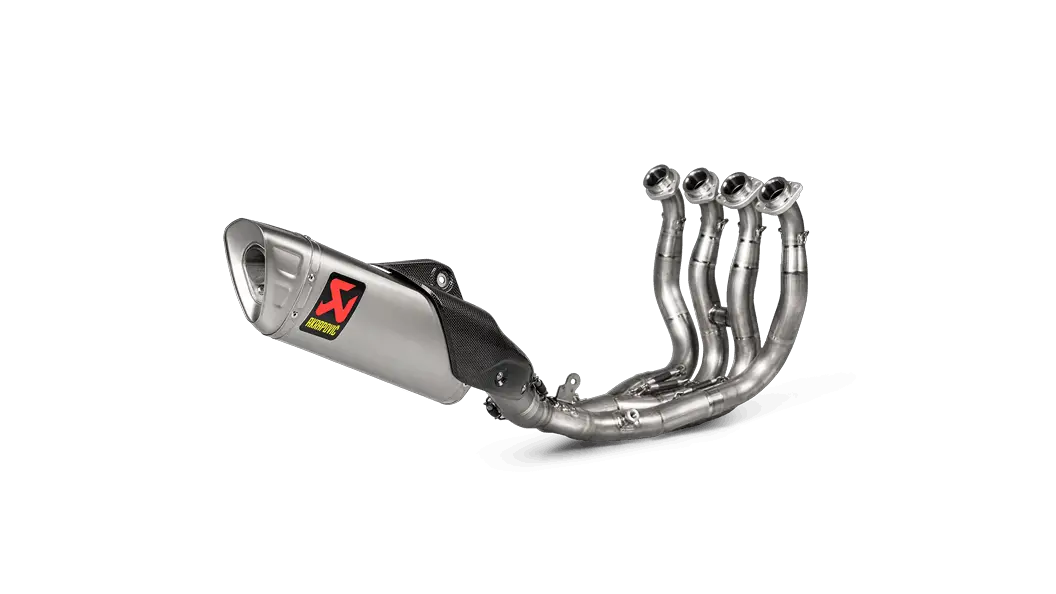 Motorcycle full exhaust system